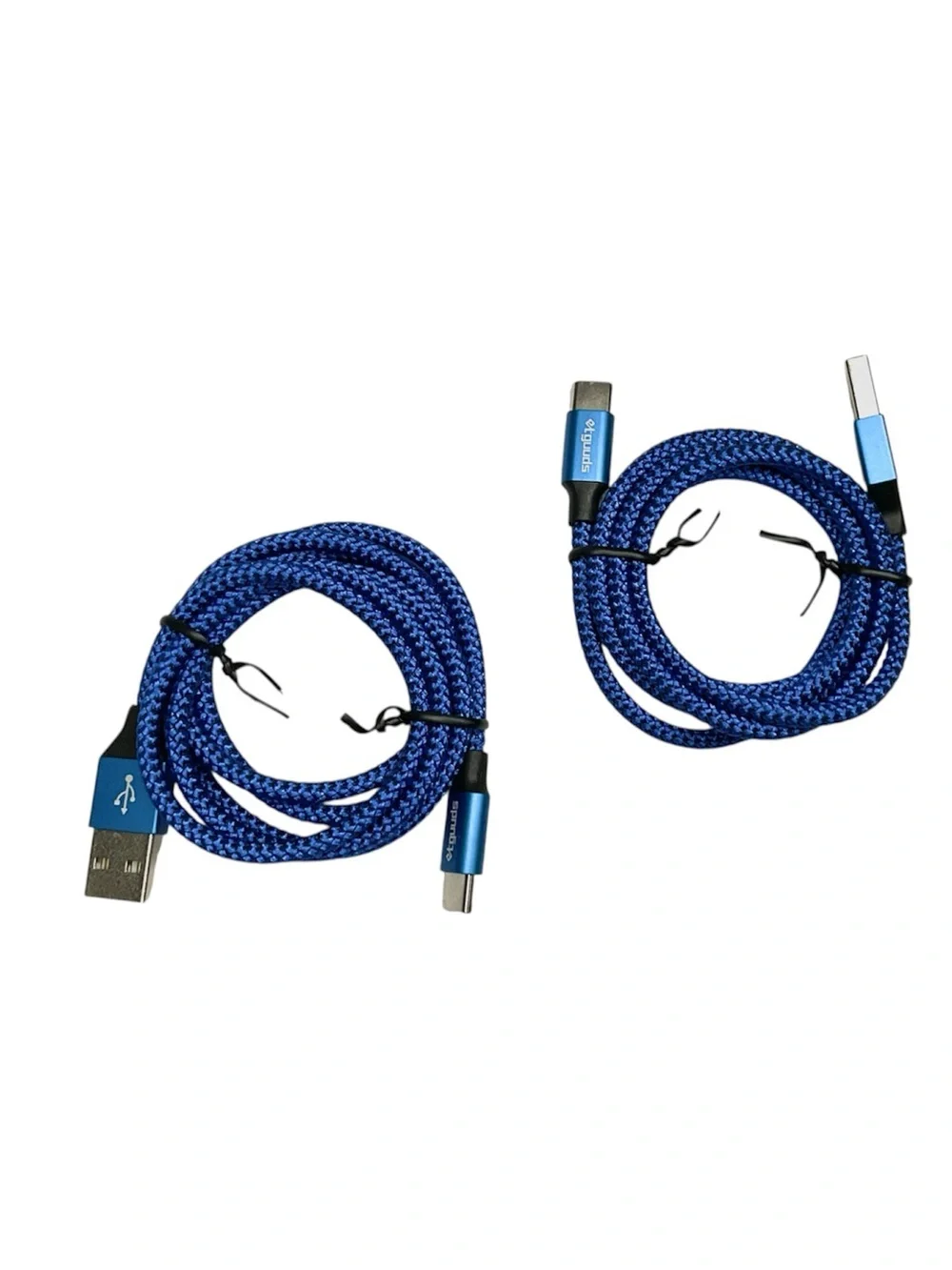 Spigen Braided USB-A to USB-C Cable in Blue